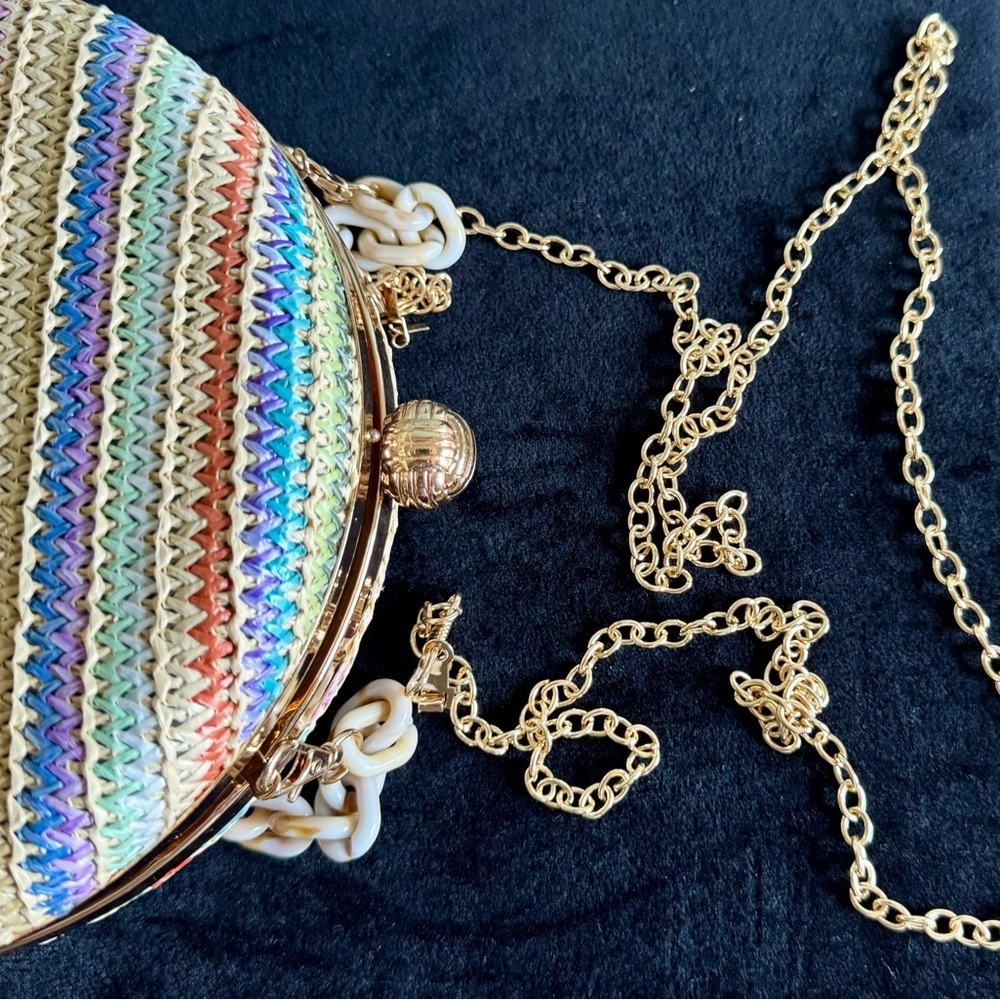 NWOT Spring bag with interchangeable long or short chains perfect for Easter - Picture 9 of 9